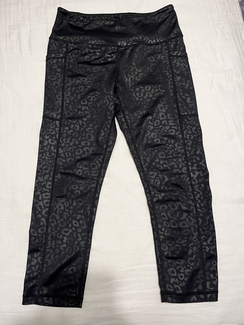 Constantly Varied Gear Black Leopard Leggings Women's Small